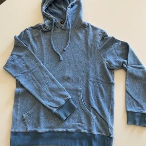 Men Sweater with Hoodie small. Slate and Stone